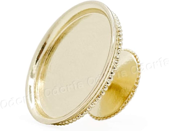 Odoria 1/6 Miniature Cake Stand Dollhouse Decoration Accessories, Gold