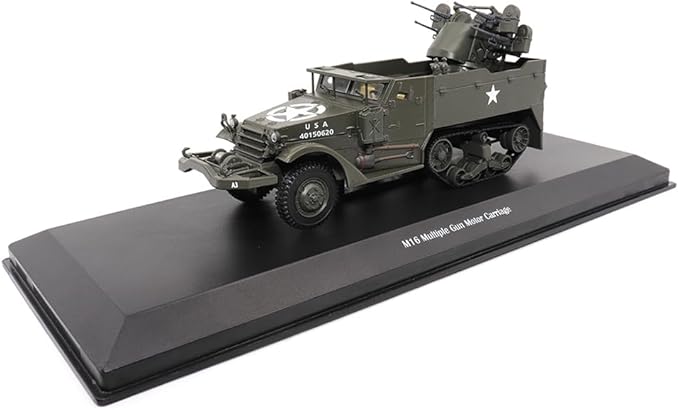 Motor city classics 1:43 Scale M16 Multiple Gun Motor Carriage - Militaria Diecast Model 23202-44