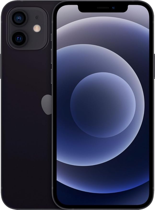 Apple iPhone 12, 64GB, Black - T-Mobile (Renewed Premium)
