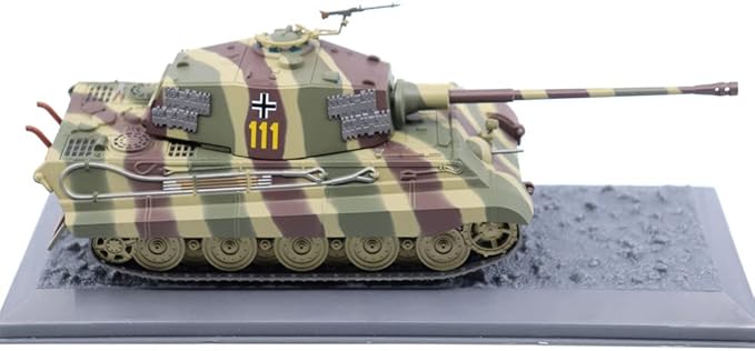 Motor city classics Militaria Diecast 1:43 Scale Military Diecast Collectible | PzKpfw VI King Tiger Ausf. B Heavy Tank-Schwere SS Panzer Abteilung 101, France, 1944 Model 23187-44