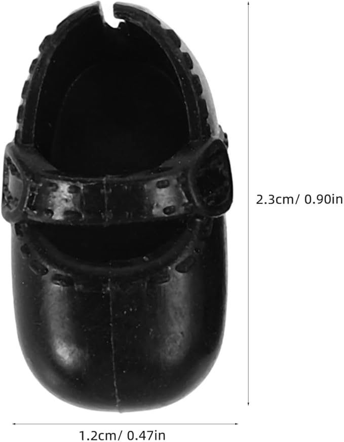 KESYOO 17cm Doll House Shoes 8 Pairs Mini Flat Shoes for Dollhouse Adornments Toy Home Decor