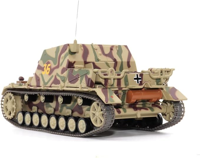 Motor city classics 1:43 Scale Military Diecast Collectible | Sturmpanzer IV Brummbar (Sd. kfz. 166) - Sturmpanzerabteilung 217, France - August 1944 | Militaria Diecast Model 23198-44