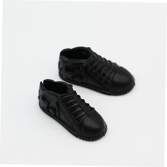 FOYTOKI Miniature Doll Shoes Set 10 Pairs 1 12 Scale Mini House Accessories Realistic Mini Shoes for Dollhouse Decoration and Craft Projects