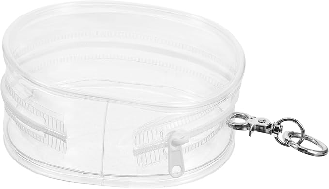 Alasum PVC Doll Carrier Bag - Portable Transparent Doll Bag 7.28X4.13X2.17 Inch Lightweight Hanging Toy Storage Organizer for Outdoor Use and Display