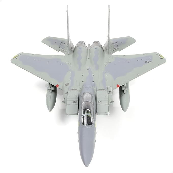F-15A Eagle Fighter 76-0020 Diecast Metal Aircraft Model with Stand for Adult Military Enthusiast Collection Display or Gift