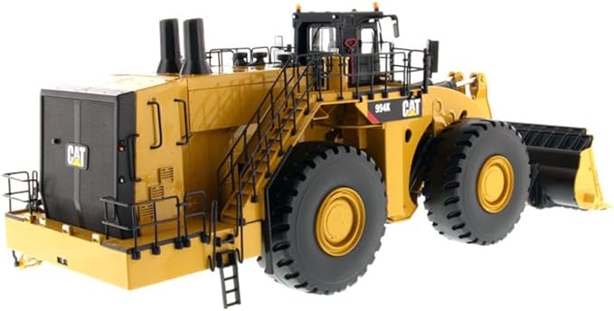Diecast Masters 1:50 Scale Caterpillar 994K Wheel Loader - Rock Bucket Version in Yellow | Core Classics Series Cat Trucks & Construction Equipment Model 85505C
