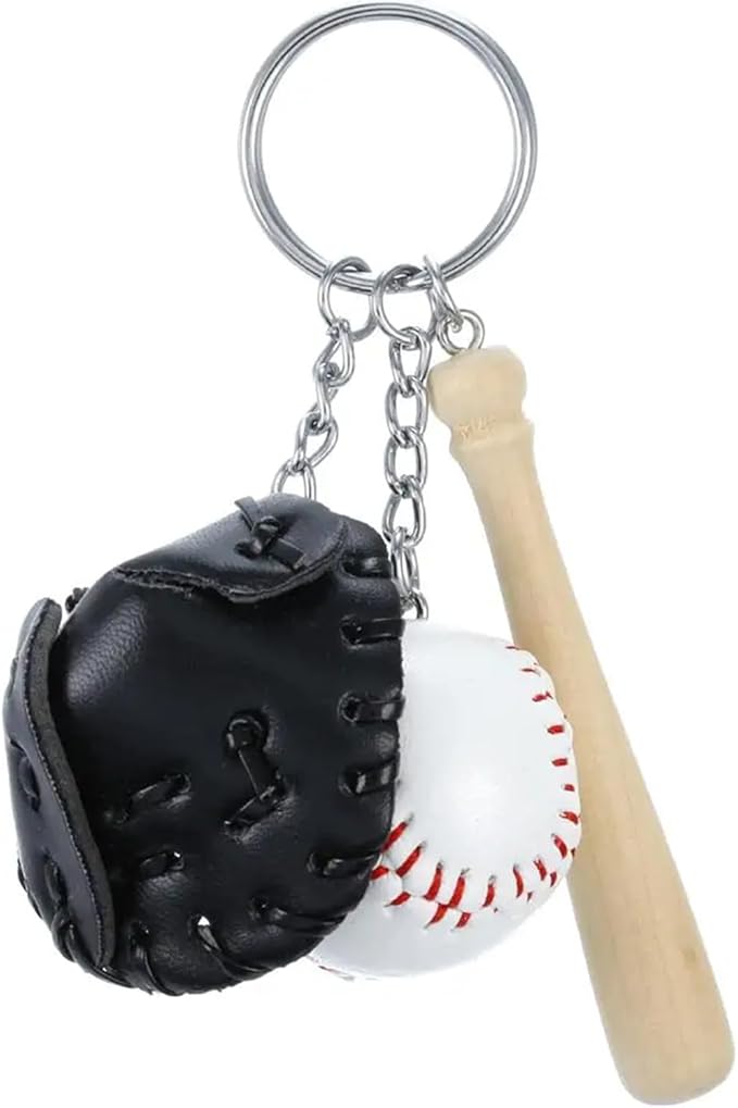 COSTOYFUN Mini Cute Soccer Keychain Bowling Tennis Baseball Keychain for Men Women Boys Girls Gift