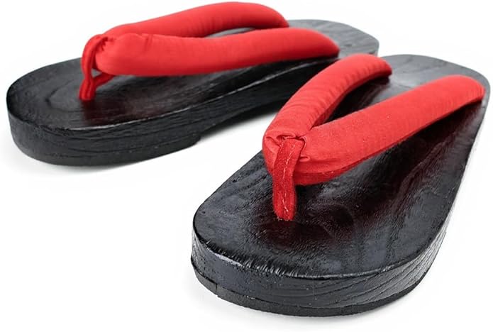 Cutey May Japanese Wooden Clogs Geta Slippers