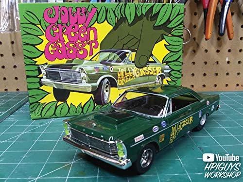 AMT 1965 Ford Galaxie Jolly Green Gasser 1:25 Scale Model Kit (AMT1192)