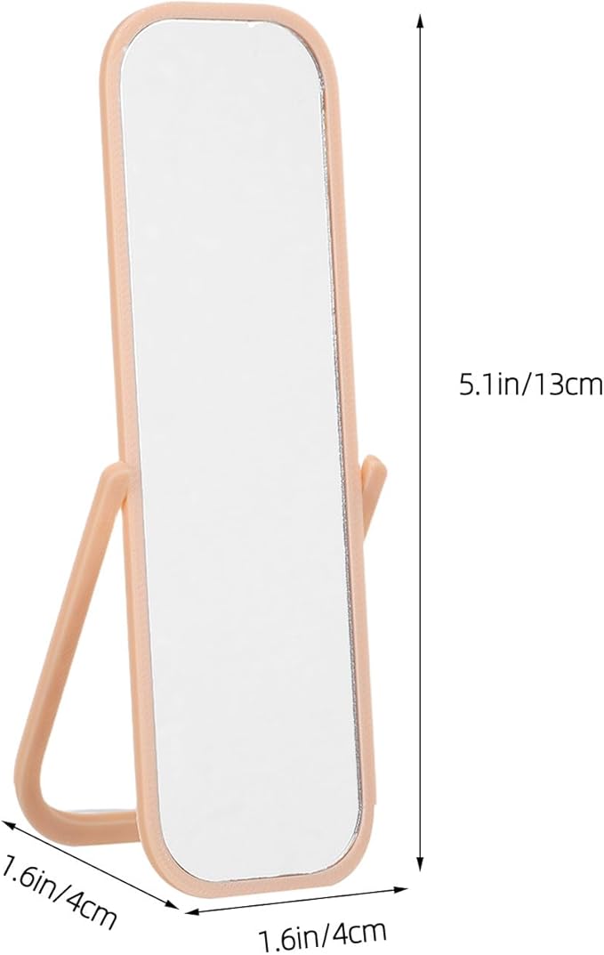 DOITOOL Mini Dollhouse Standing Mirror: 1:12 Scale Full-Length Pretend Play Mirror for Kids DIY Miniature Dollhouse Furniture Bedroom Decor