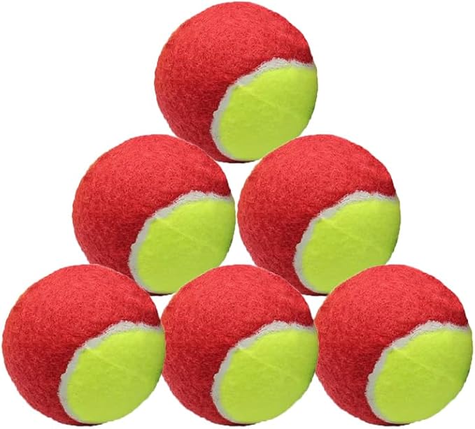 LIYUANBAIHUO Tennis Balls Low Compression Stage Tennis Ball for Beginners Youth Kids Training Practicing for Easy Transport