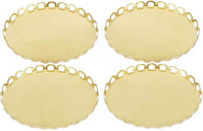 Odoria 1/6 Miniature Tray 4Pcs Dollhouse Decoration Accessories