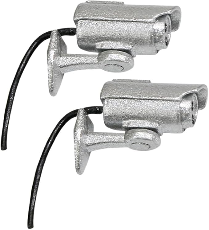 Totority Miniature Dollhouse Camera 2Pcs Realistic Toy Camera Accessory for Ob11 Dollhouse Living Room Decor