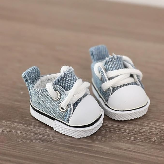 Compatible with Labubu Doll Shoes for 17cm Doll,Shoes Used for Labubu Accessories (F-Cowboy)