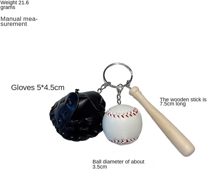 COSTOYFUN Mini Cute Soccer Keychain Bowling Tennis Baseball Keychain for Men Women Boys Girls Gift