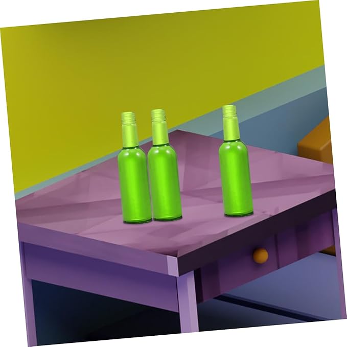 FELTECHELECTR 24pcs Miniature Beer Bottles and Wine Bottles for Dollhouse Decoration Realistic Dollhouse Accessories for Boys and Girls Play Scenes for Home Living Room