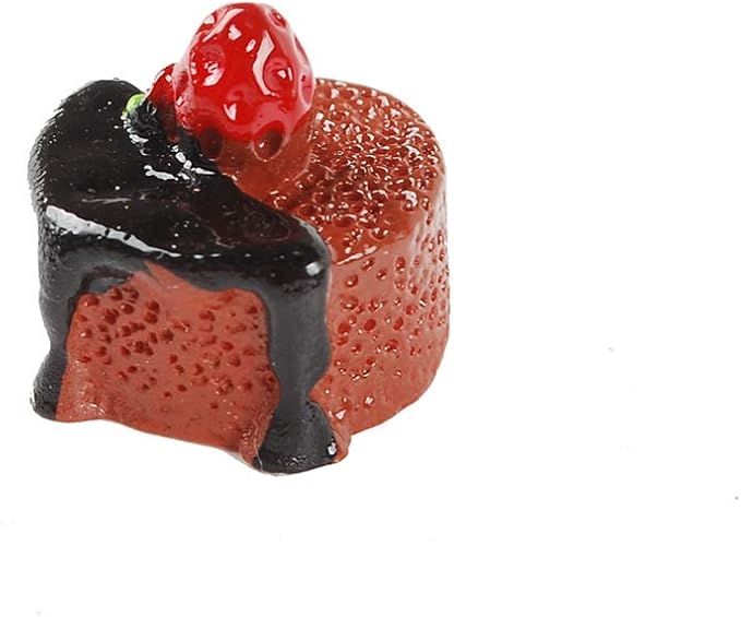 NWFashion 112PCS Miniature Decor Dessert Pastry Toy Food Cake Topper Scrapbooking Shoe Decoration Charms (Chocolate)