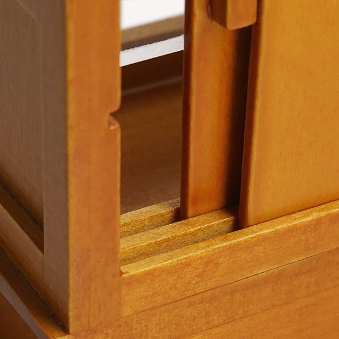 Odoria 1/12 Miniature Bakery Display Dollhouse Furniture Accessories, Brown