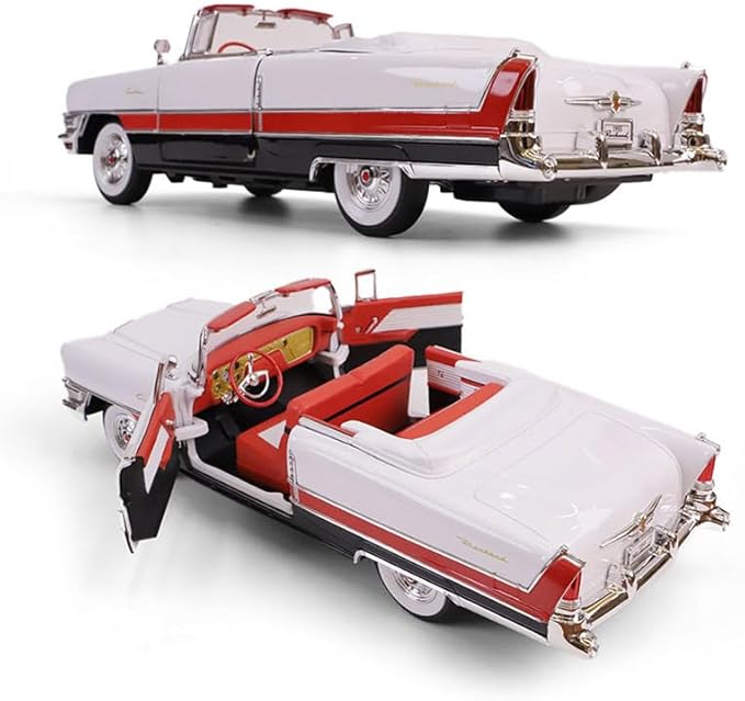 1955 Detroit Luxury Convertible 1:18 Diecast - 352ci V8 Tri-Tone | Opening Doors, Steering Linkage, Premium Gift Box | Ages 14+