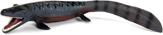SmilerSmile 9" Solid Sea Animals Educational Toys, Simulation Ocean Shark Sea Creature Toy for Toddlers Kids (Tylosaurus)