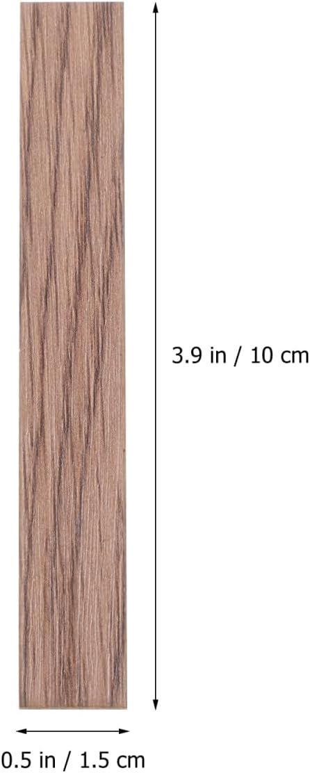 Totority Miniature Dollhouse Flooring 40 Pieces Faux Wood Grain Floorboards 3.93X0.59 Inch Mini House Accessories for 1 12 Scale Model Room Decoration and Kids Bedroom Accessories