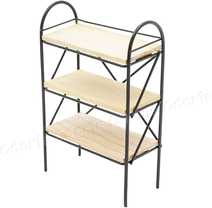 Odoria 1/12 Miniature Shelf Dollhouse Decoration Accessories