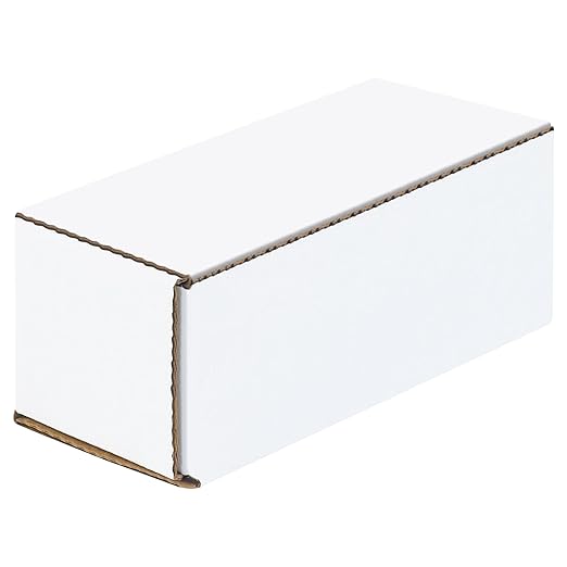 Box USA BMRX3L 6"L x 2 1/2"W x 2 3/8"H, White (Pack of 50)