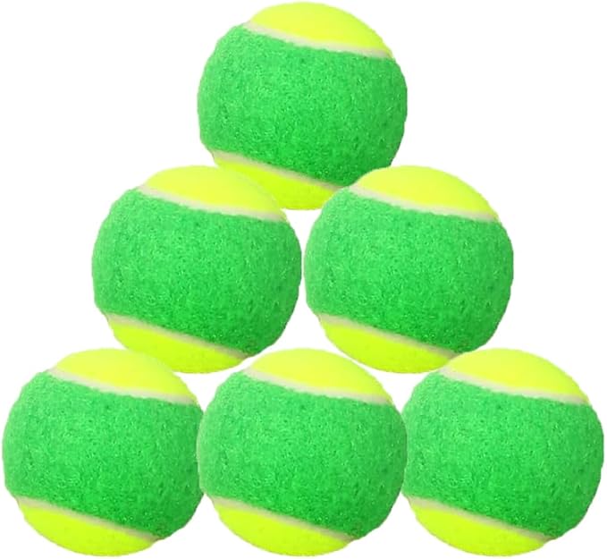 LIYUANBAIHUO Tennis Balls Low Compression Stage Tennis Ball for Beginners Youth Kids Training Practicing for Easy Transport