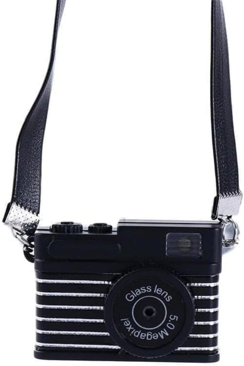 1:12 Scale Miniature Digital SLR Camera for Dollhouse for Plastic Mini Furniture Accessory, Retro Theme Bedroom Wall Decor