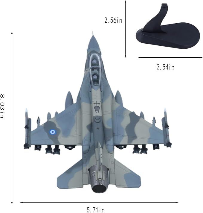 1/72 Scale F-16D Metal Military Diecast Aircraft Models for Adult Gifts