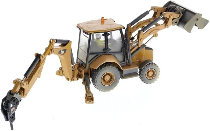 Diecast Masters 1:50 Cat 420F2 IT Weathered Backhoe Loader