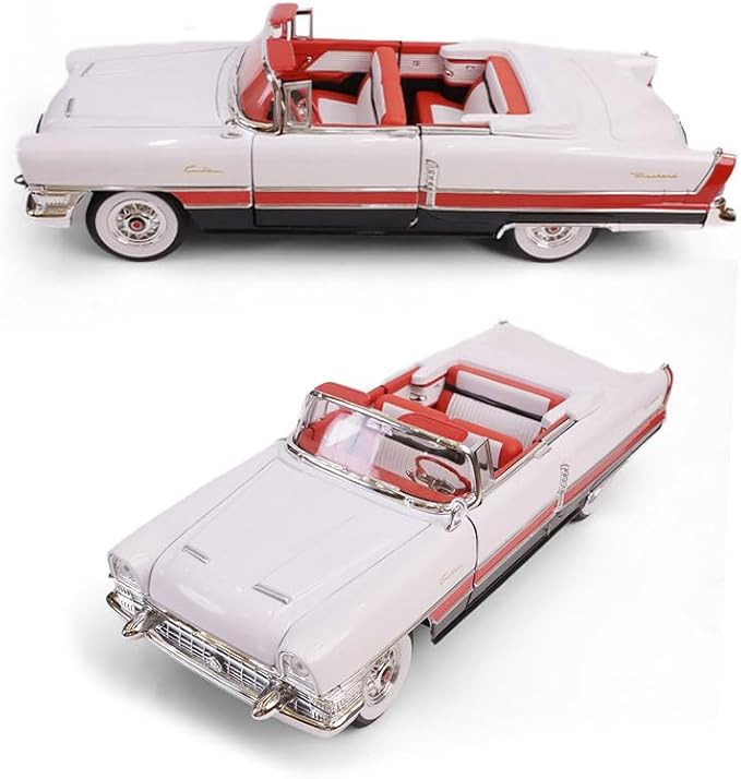 1955 Detroit Luxury Convertible 1:18 Diecast - 352ci V8 Tri-Tone | Opening Doors, Steering Linkage, Premium Gift Box | Ages 14+
