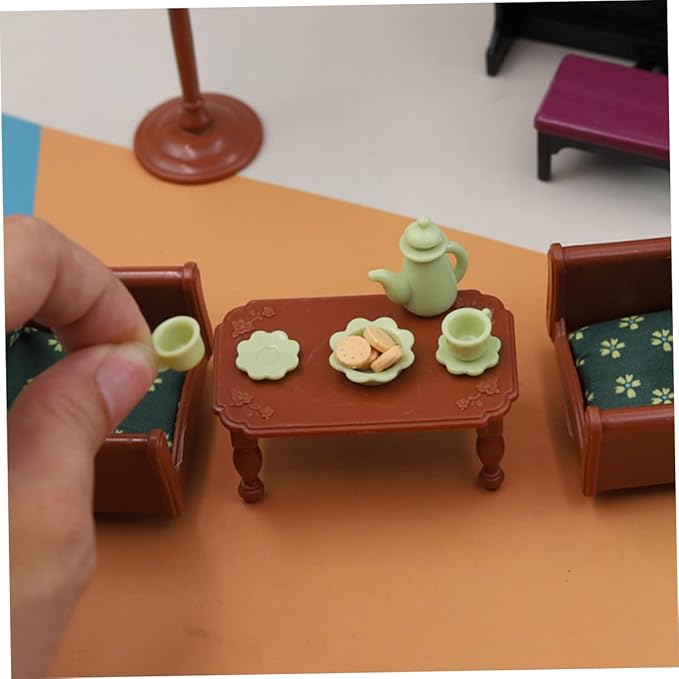 Milisten 1set Delicate Miniature Model of Realistic Doll Furniture for Mini House Accessory Multi-Purpose Decor for Projects and Miniature Life Scenes Compact Design and Smooth Finish