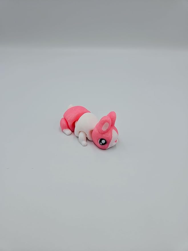 Bunny Eggs Collectible Figurines - Includes 3 Unique Articulating Bunnies - Articulating Design - Easter Eggs, Educational, Stress, Anxiety, ADHD Relief