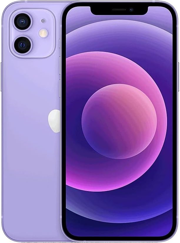 Apple iPhone 12, 256GB, Purple - Unlocked (Renewed Premium)