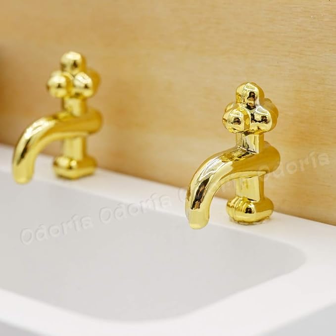 Odoria 1/12 Miniature Kitchen Sink Dollhouse Furniture Accessories