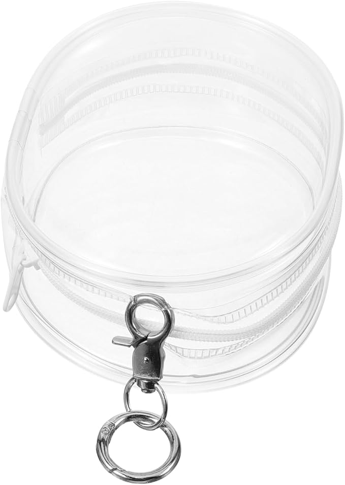 Alasum PVC Doll Carrier Bag - Portable Transparent Doll Bag 7.28X4.13X2.17 Inch Lightweight Hanging Toy Storage Organizer for Outdoor Use and Display