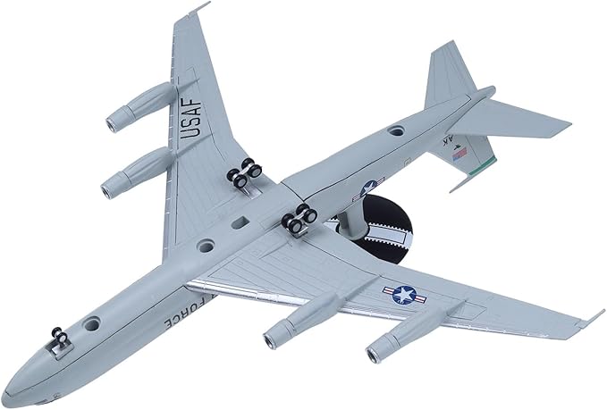 E-3 Sentry Die-cast Airplanes-1/200 Scale USAF AWACS Metal Aircraft Model for Collector, Aviation Enthusiast-Premium Collectiable with Display Stand
