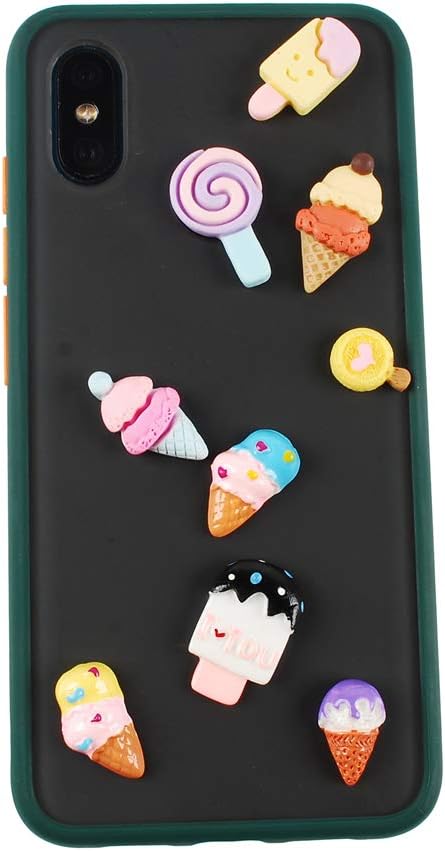 NWFashion 112PCS Miniature Decor Dessert Pastry Toy Food Cake Topper Scrapbooking Shoe Decoration Charms(Ice Cream)