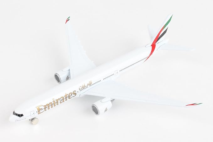 Daron Toy Airplane – Emirates 777x – Die-Cast Metal Model Airplane Toy with Plastic Parts for Kids Ages 3+