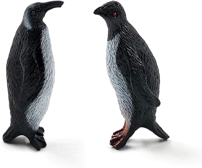 16Pcs Plastic Penguin Figurines, Cute Ocean Animal Penguin Figure Model Toys for Kids Children – Realistic & Detailed