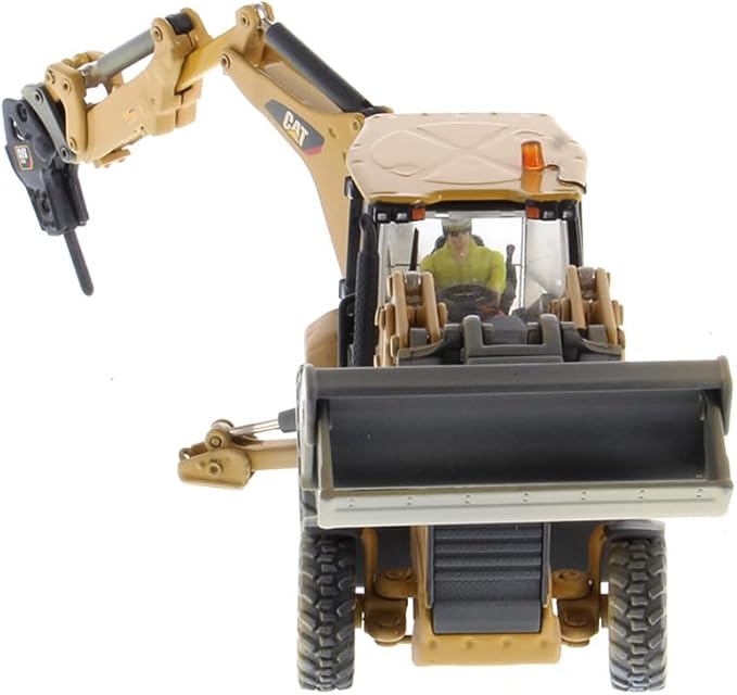 Diecast Masters 1:50 Cat 420F2 IT Weathered Backhoe Loader