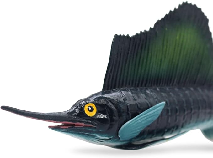 SmilerSmile Solid Sea Animals Educational Toys,Simulation Ocean Shark Sea Creature Toy for Toddlers Kids (Sailfish)