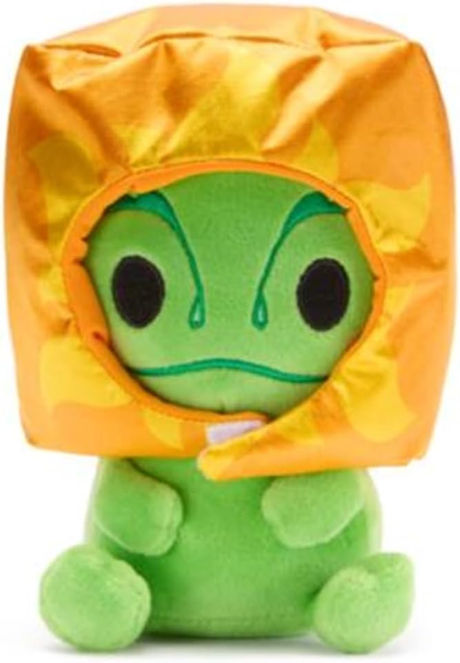 Disney Store Official Mini Mix-Its Plushies – Pascal - Cute Stuffed Animals - Mix & Match Detachable Hats - Hook and Loop Strap - Plush Toys for Kids and Collectors, 7 Inch