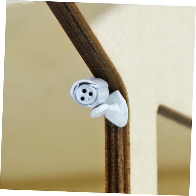 BESPORTBLE 2pcs Miniature Camera Dollhouse Accessory Alloy Vintage Wall Camera for Dolls House Room Display Realistic Prop for Creative Play and Imaginative Scenarios
