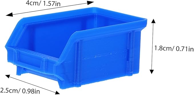 12pcs Miniature Plastic Storage Crates Dollhouse Accessories for Micro Landscape Decor Compact Lightweight Mini Baskets with Detailed Craftsmanship for Scale Model Storage