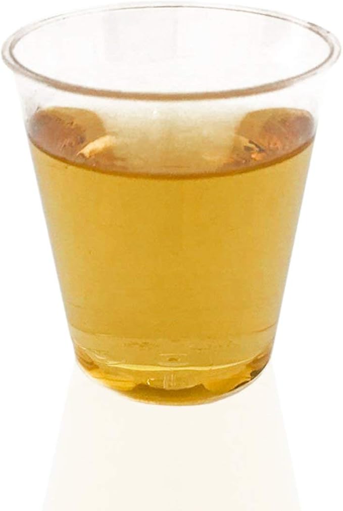 1000 Plastic Shot Glasses - 2 Oz Disposable Cups - 2 Ounce Shot Glasses - Ideal for Whiskey, Wine Tasting, Food Sampling and Sauce Dipping at Catered Events, Parties and Weddings (Clear)