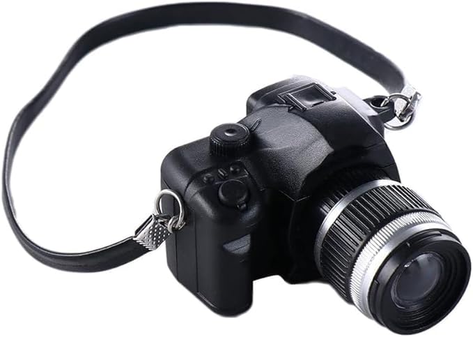 1:4 Scale Mini Camera Prop Ornament Vintage Camera Model, Miniature Digital Camera Mini Decoration Accessories Photography Props Ornament