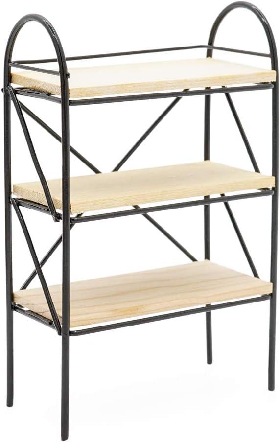 Odoria 1/12 Miniature Shelf Dollhouse Decoration Accessories