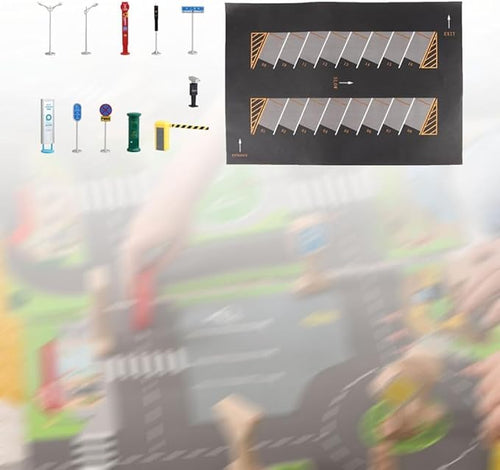 1:64 Vehicle Scene Layout for Miniature Car Models, Style F